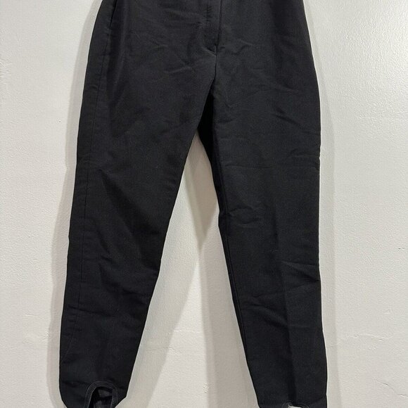 Obermeyer Sport Women Black Tailored Fit Wool Blend Ski Snow Snowboard Pants 10‎ - Picture 1 of 10